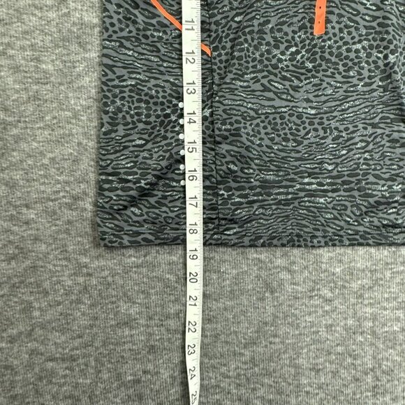 Nike Dri-Fit Womens XS Racerback Tank Top With Animal Print Black Orange Womens‎ - Picture 4 of 5